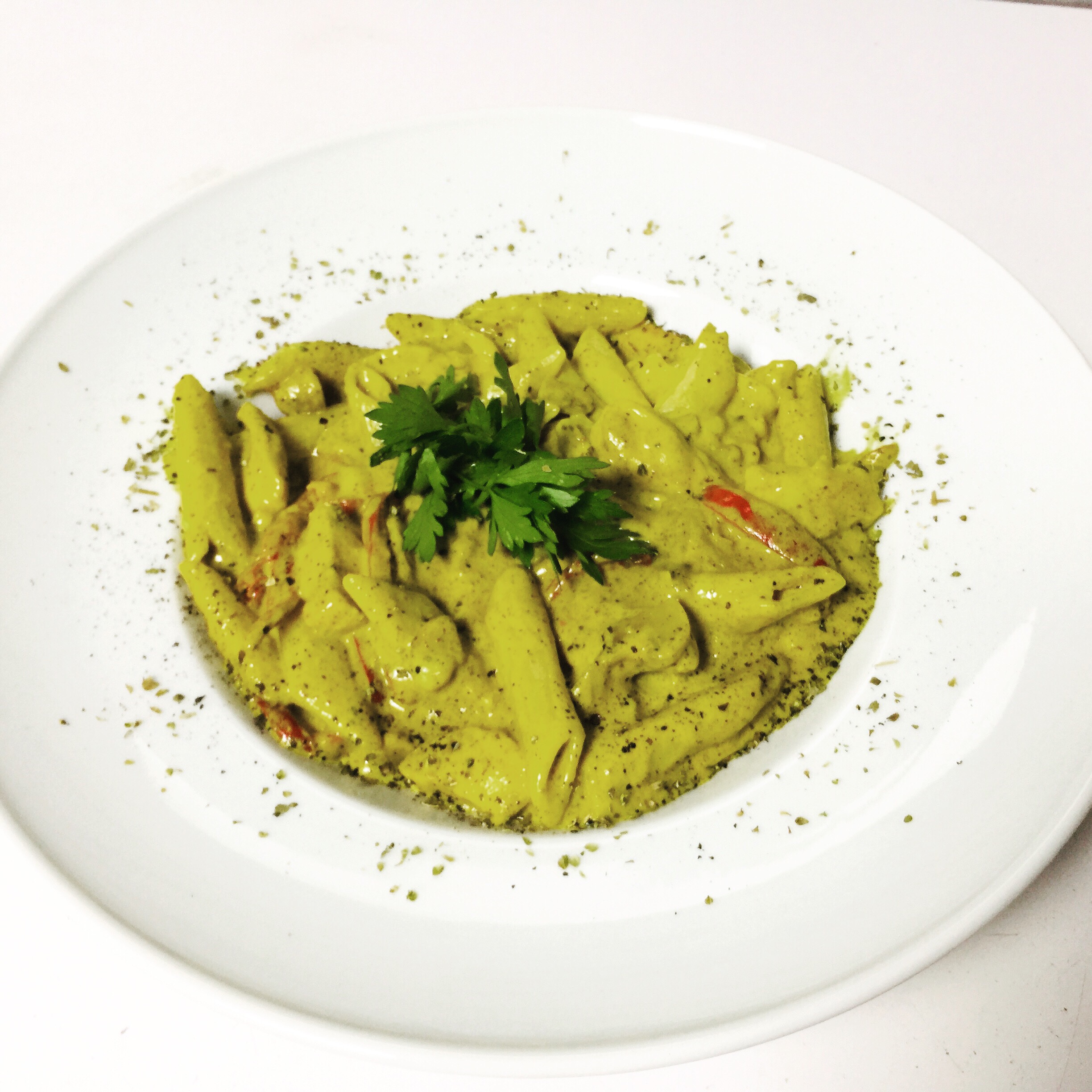 Köri Soslu Tavuk Penne