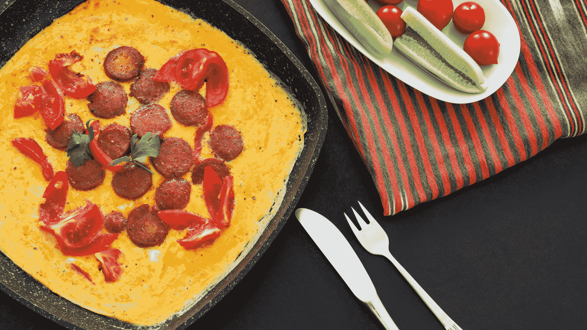 Sucuklu Omlet