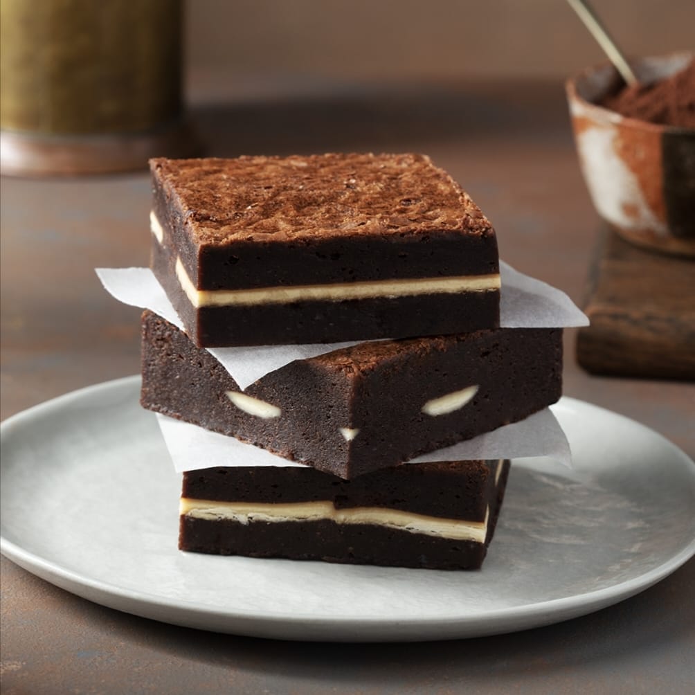 beyaz çikolatalı brownie